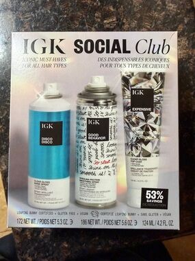 IGK Social Club Hair Set